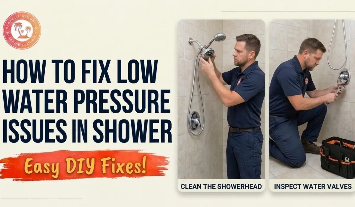 How To Fix Low Water Pressure Issue In The Shower