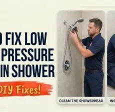 How To Fix Low Water Pressure Issue In The Shower