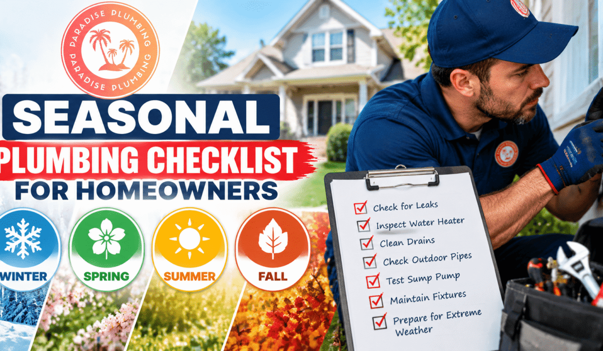 Seasonal Plumbing Checklist