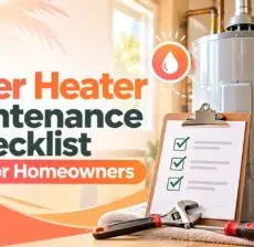 Water Heater Maintenance Checklist