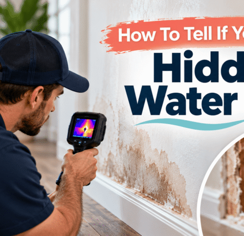 hidden water leak signs