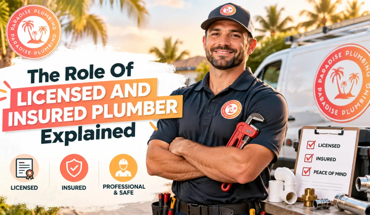 licensed and insured plumber