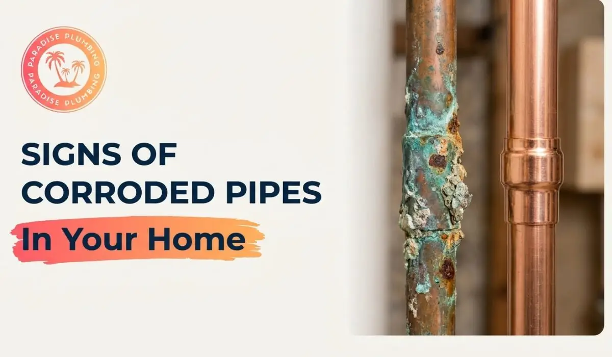 signs of corroded pipes in your home