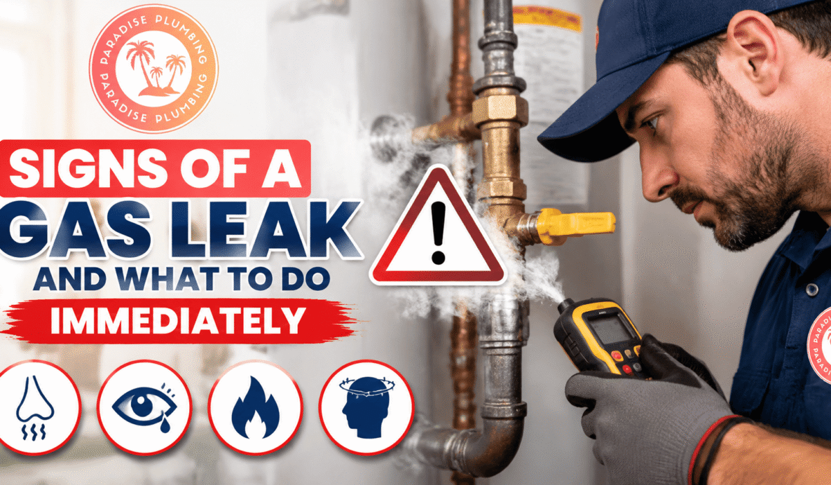 signs of gas leak