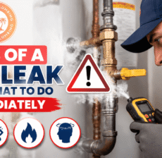 signs of gas leak
