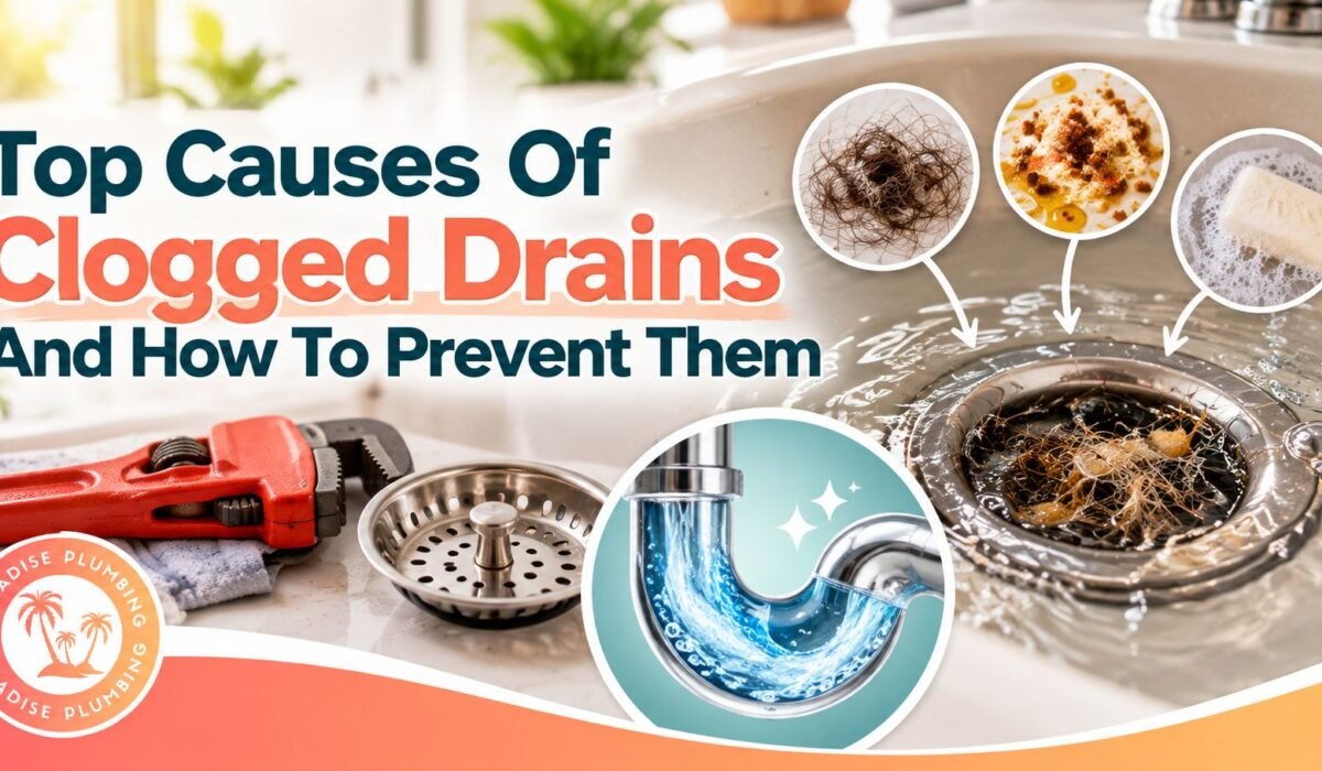 causes of clogged drains